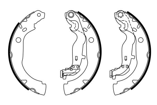 Brake Shoe Set - 0 986 487 774 BOSCH