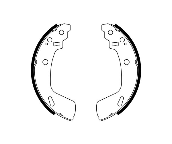 Brake Shoe Set - 0 986 487 775 BOSCH