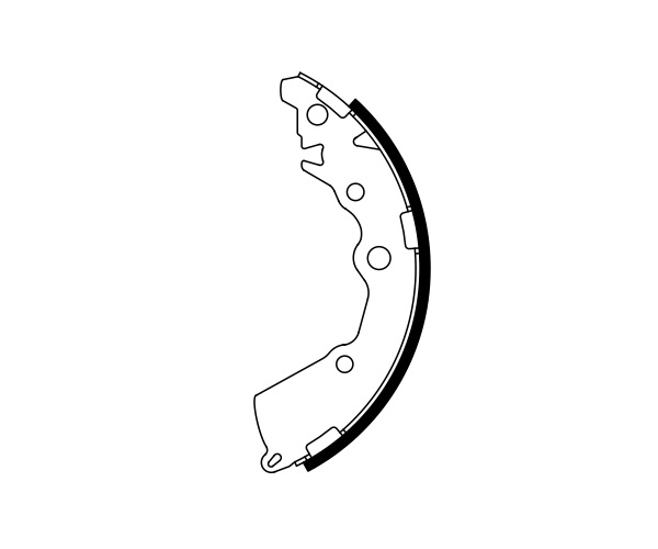 Brake Shoe Set - 0 986 487 797 BOSCH