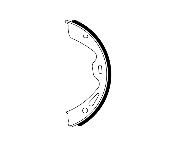 Brake Shoe Set, parking brake - 0 986 487 920 BOSCH
