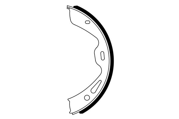 Brake Shoe Set, parking brake - 0 986 487 920 BOSCH