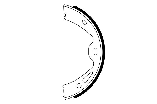 Brake Shoe Set, parking brake - 0 986 487 944 BOSCH