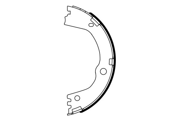 Brake Shoe Set, parking brake - 0 986 487 947 BOSCH