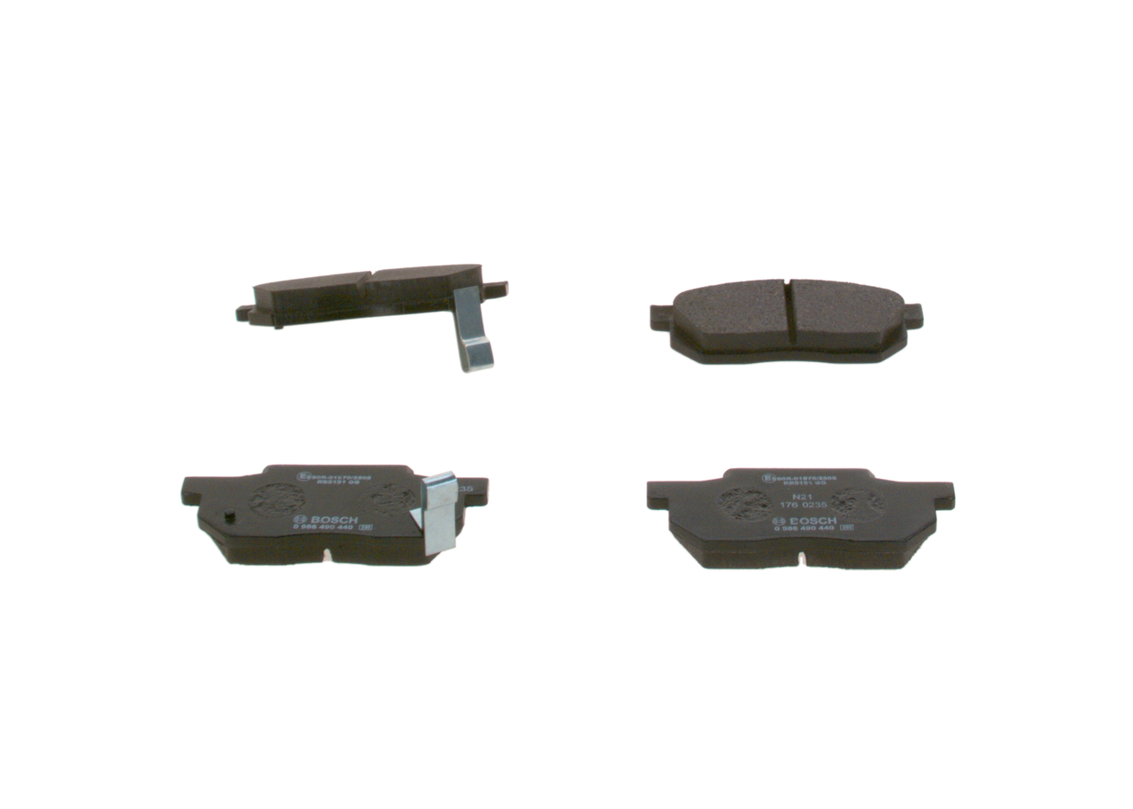 Kit pastiglie freno, Freno a disco - 0 986 490 440 BOSCH