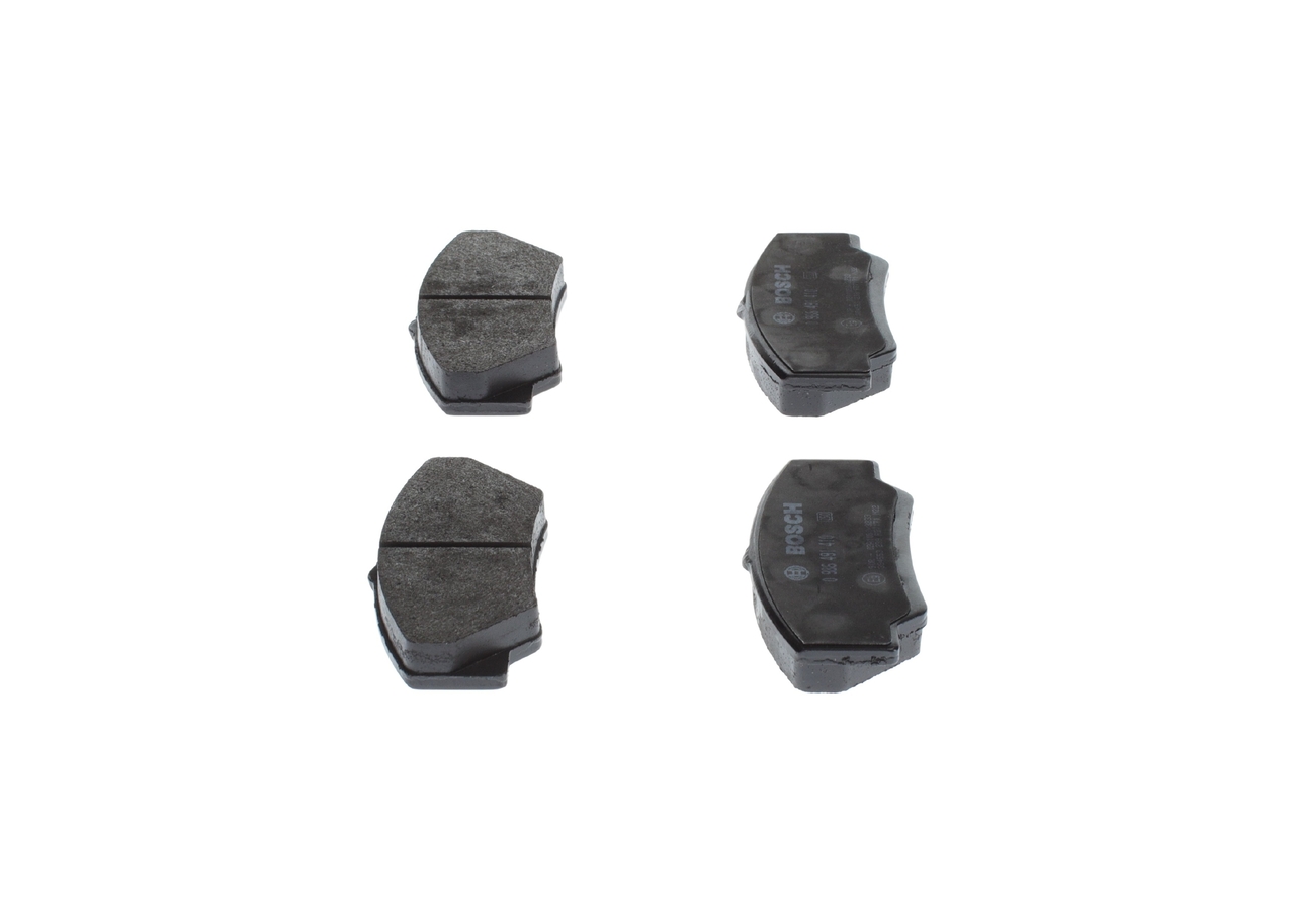 Brake Pad Set, disc brake - 0 986 491 410 BOSCH