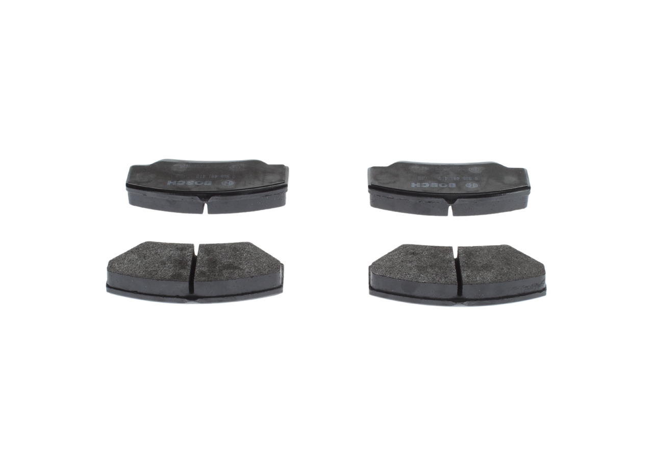 Brake Pad Set, disc brake - 0 986 491 410 BOSCH