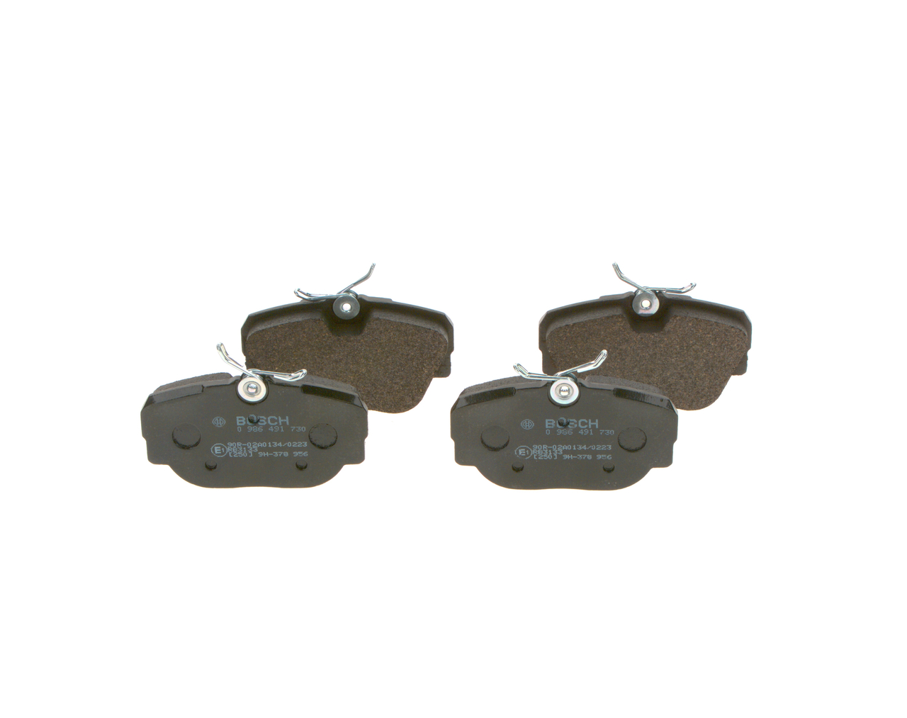 Kit pastiglie freno, Freno a disco - 0 986 491 730 BOSCH