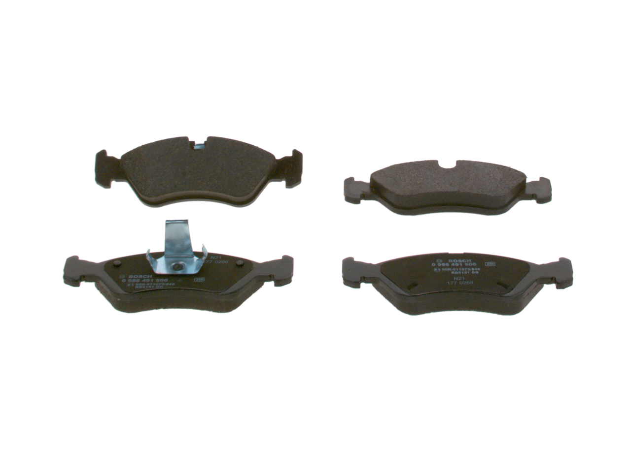 Kit pastiglie freno, Freno a disco - 0 986 491 900 BOSCH