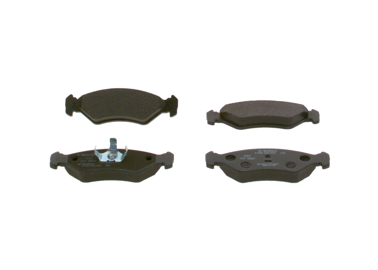 Brake Pad Set, disc brake - 0 986 492 020 BOSCH