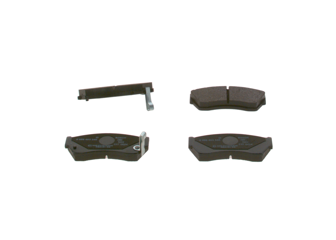 Kit pastiglie freno, Freno a disco - 0 986 493 340 BOSCH