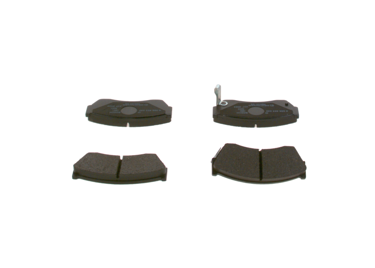Brake Pad Set, disc brake - 0 986 493 340 BOSCH