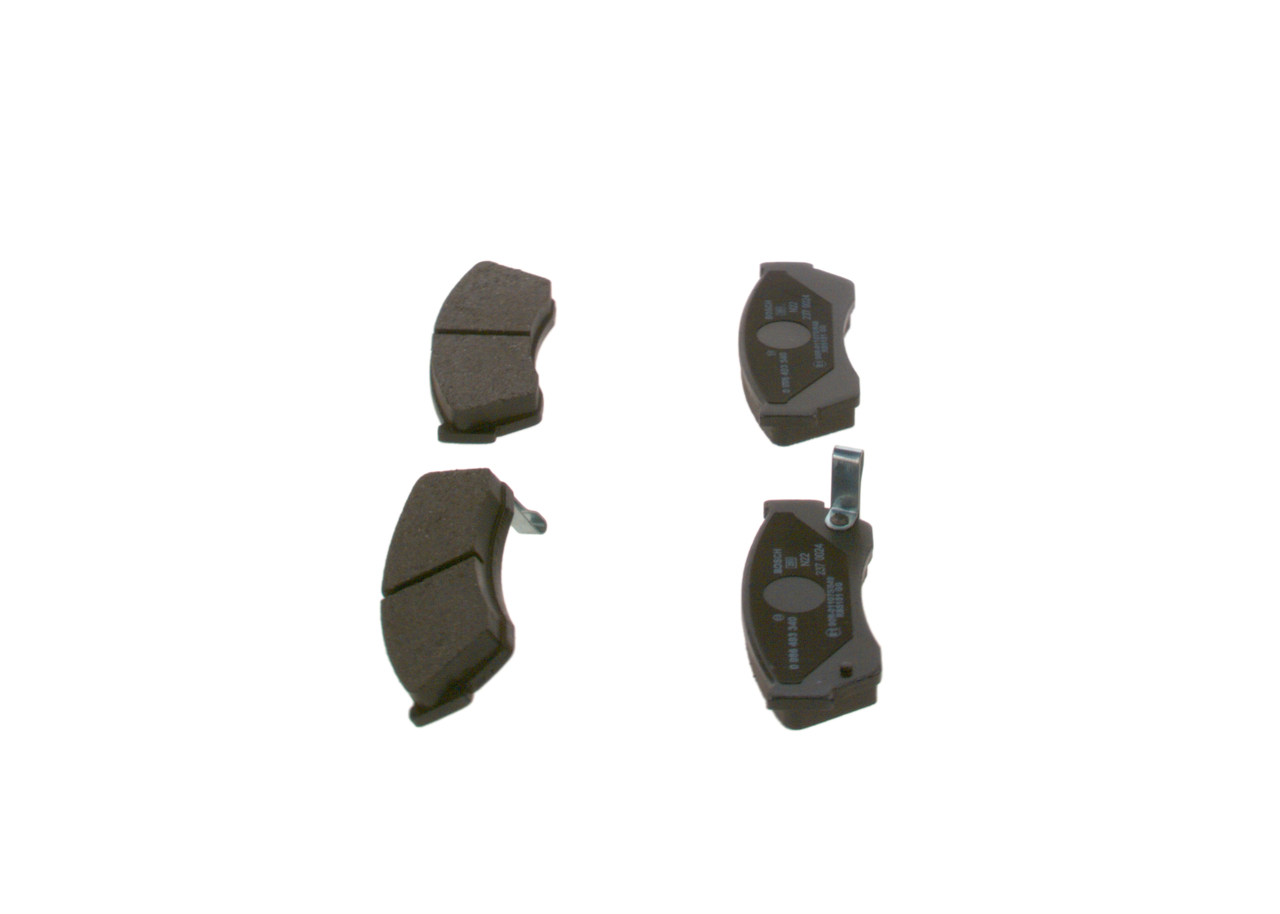 Brake Pad Set, disc brake - 0 986 493 340 BOSCH