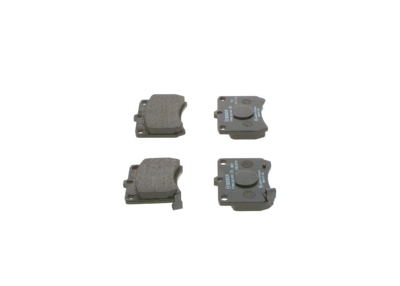 Brake Pad Set, disc brake - 0 986 493 550 BOSCH