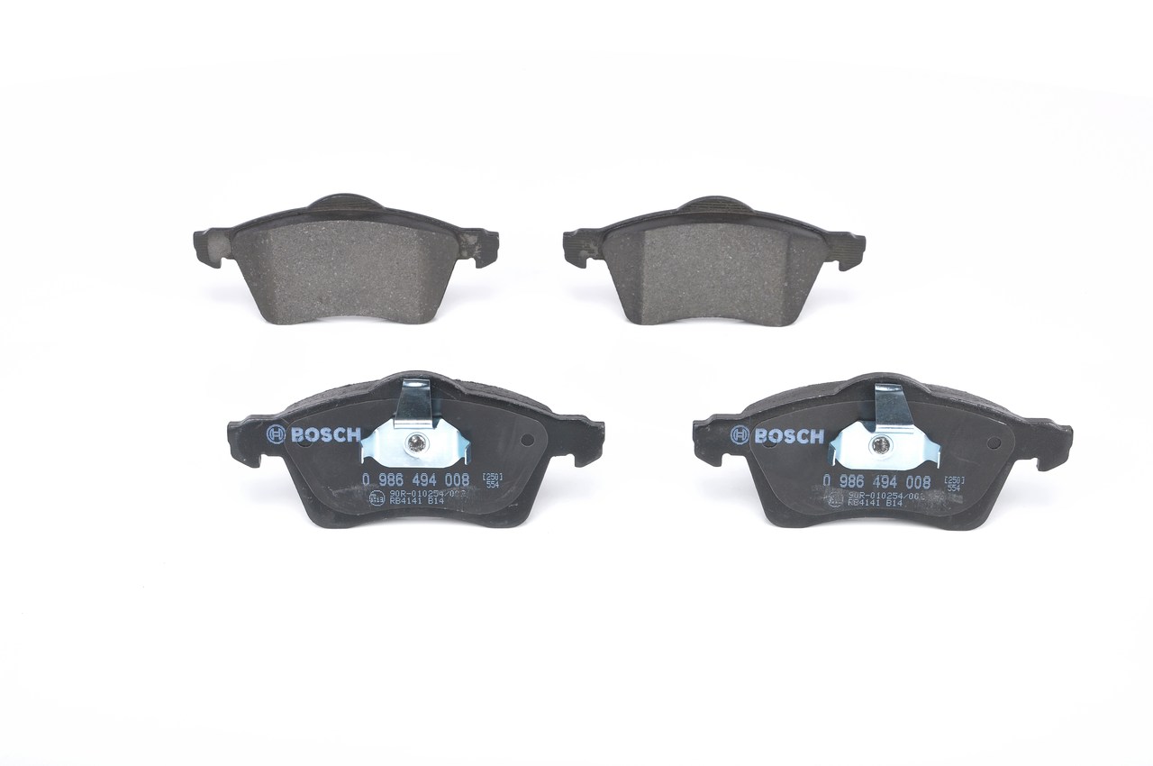 Brake Pad Set, disc brake - 0 986 494 008 BOSCH
