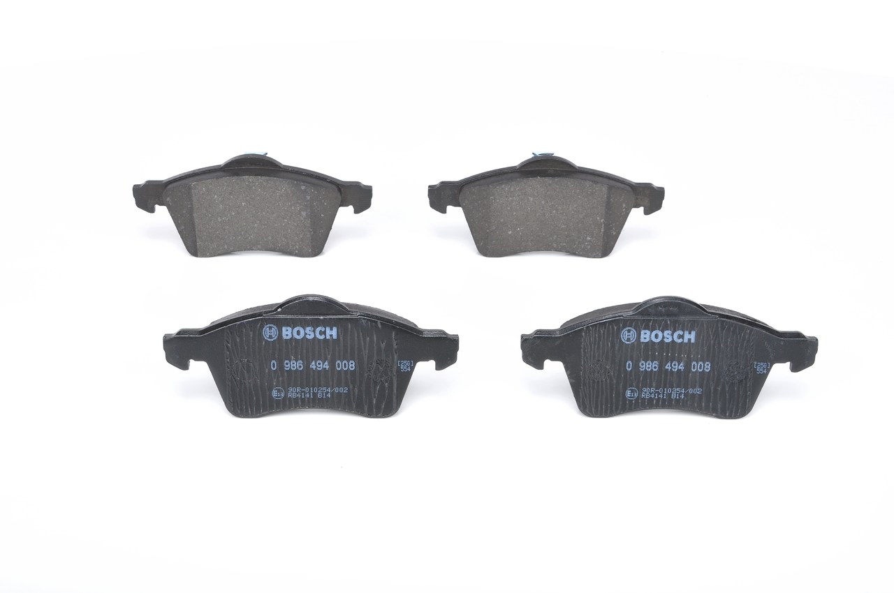 Brake Pad Set, disc brake - 0 986 494 008 BOSCH