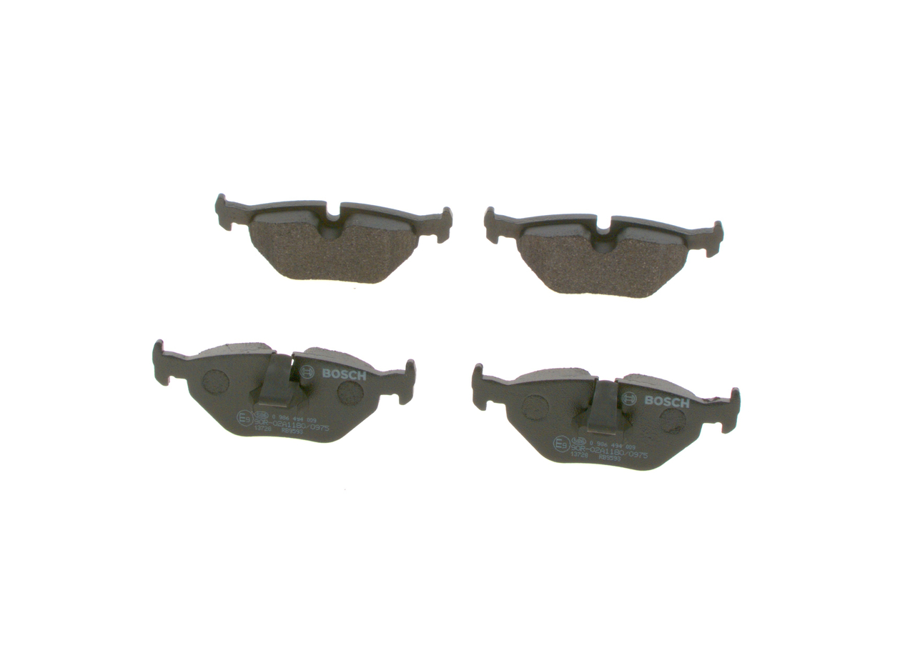 Kit pastiglie freno, Freno a disco - 0 986 494 009 BOSCH