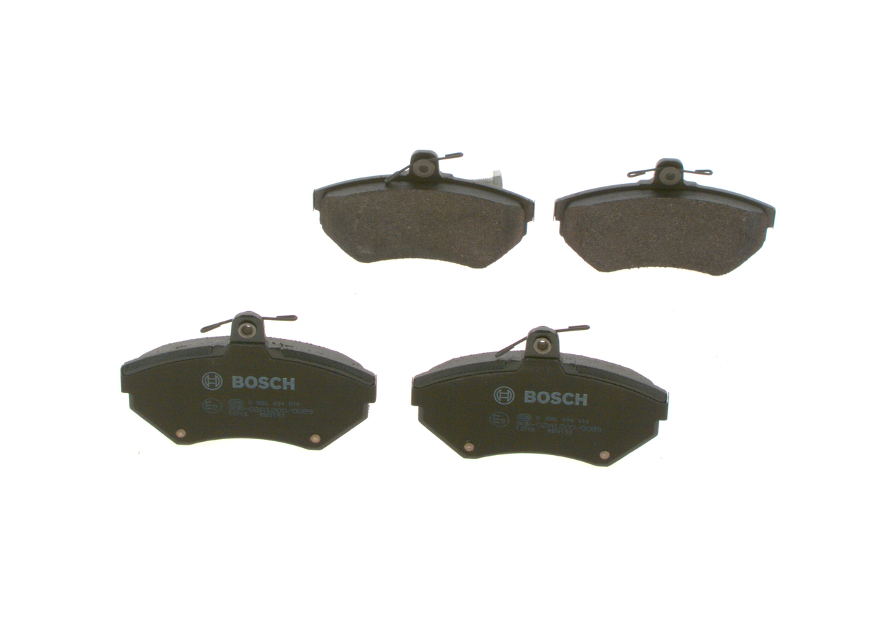 Brake Pad Set, disc brake - 0 986 494 010 BOSCH