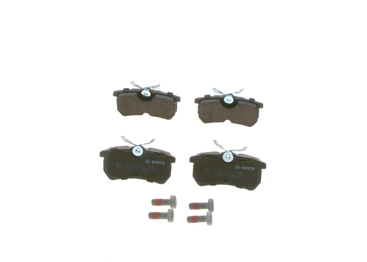 Brake Pad Set, disc brake - 0 986 494 011 BOSCH