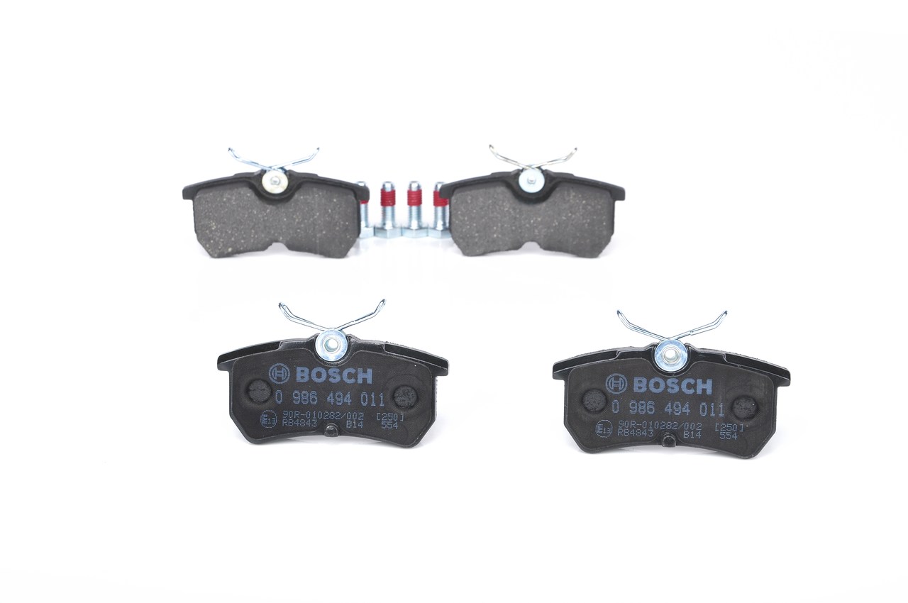 Brake Pad Set, disc brake - 0 986 494 011 BOSCH