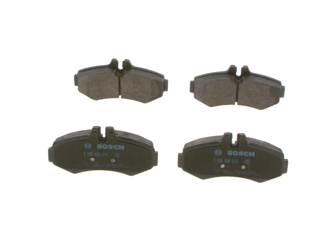 Brake Pad Set, disc brake - 0 986 494 013 BOSCH