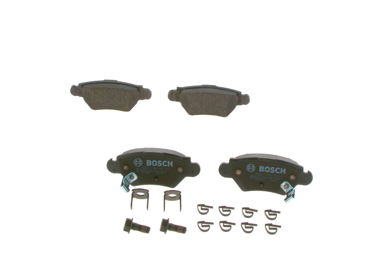 Kit pastiglie freno, Freno a disco - 0 986 494 014 BOSCH