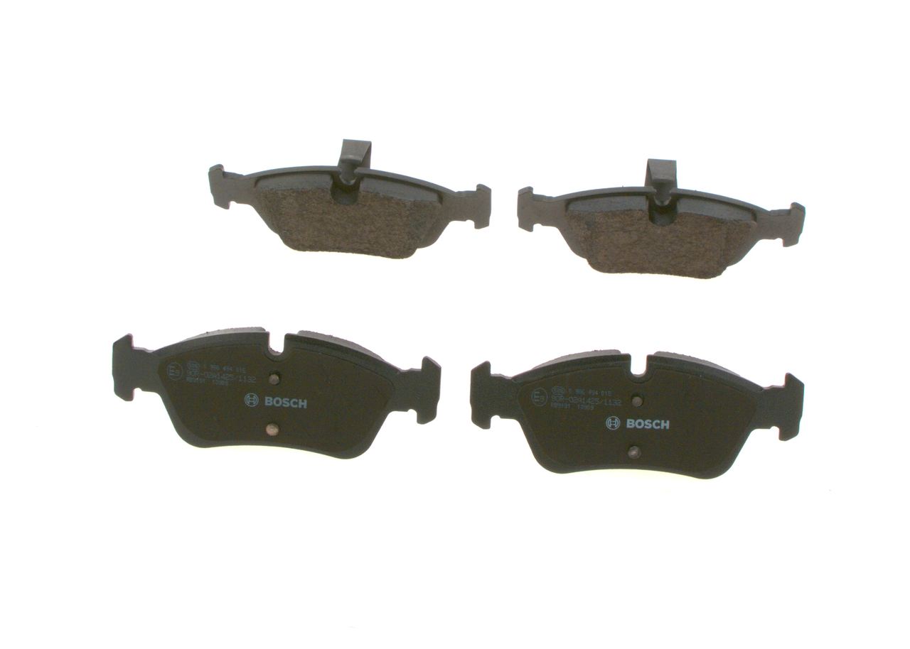 Brake Pad Set, disc brake - 0 986 494 015 BOSCH