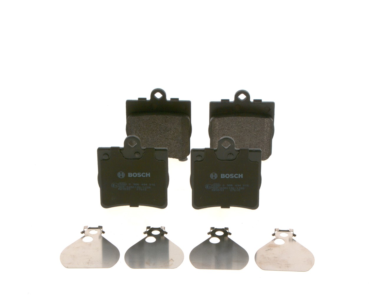 Kit pastiglie freno, Freno a disco - 0 986 494 016 BOSCH
