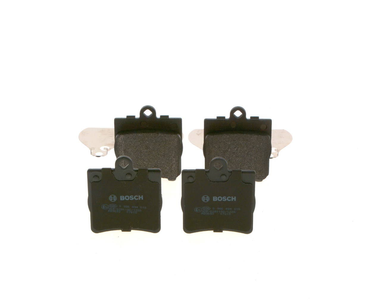 Brake Pad Set, disc brake - 0 986 494 016 BOSCH