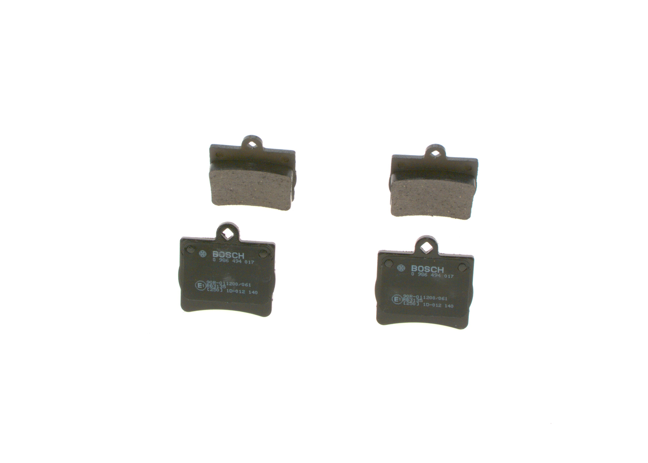 Kit pastiglie freno, Freno a disco - 0 986 494 017 BOSCH