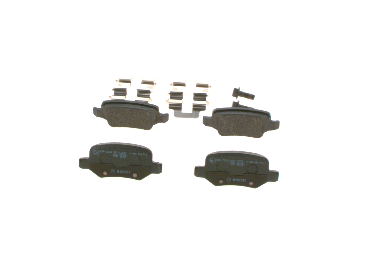 Brake Pad Set, disc brake - 0 986 494 023 BOSCH