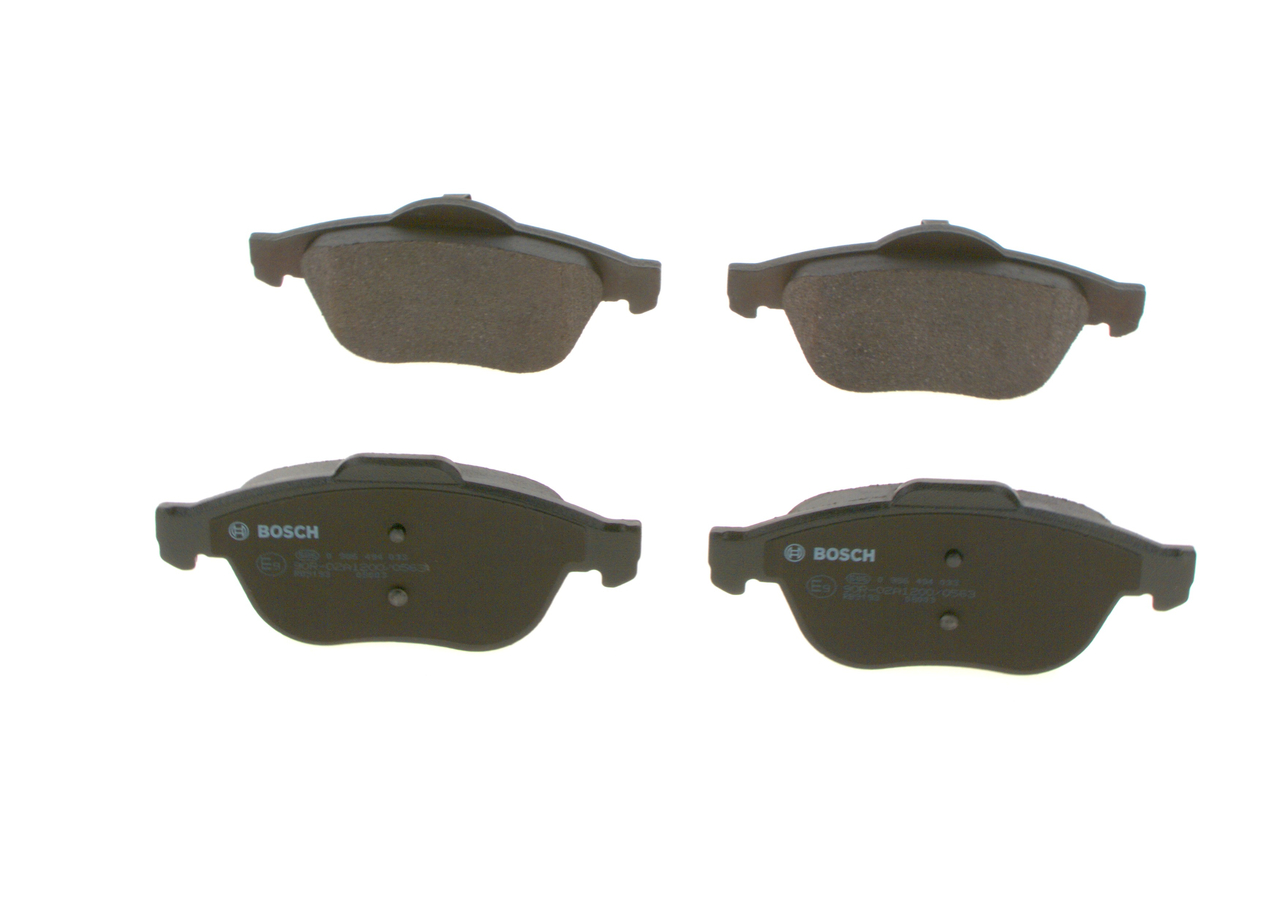 Brake Pad Set, disc brake - 0 986 494 033 BOSCH