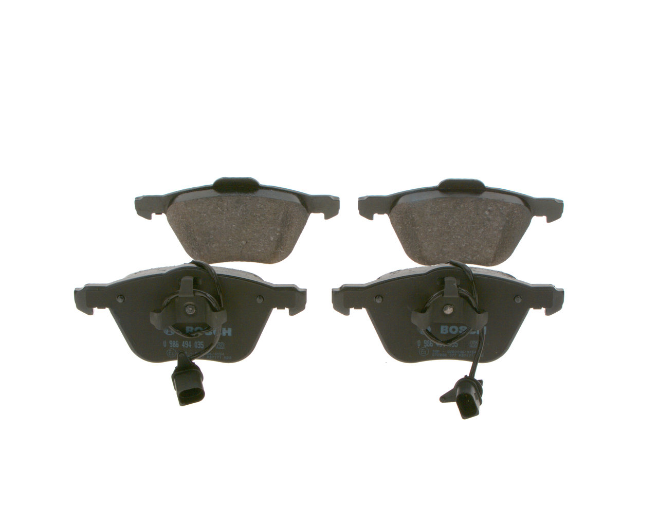 Kit pastiglie freno, Freno a disco - 0 986 494 035 BOSCH