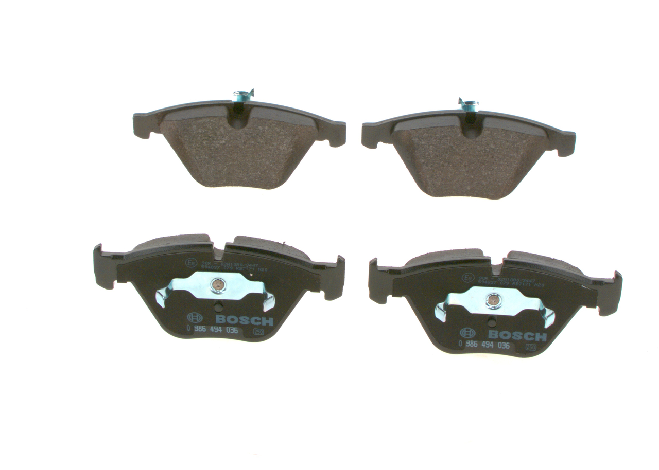 Brake Pad Set, disc brake - 0 986 494 036 BOSCH
