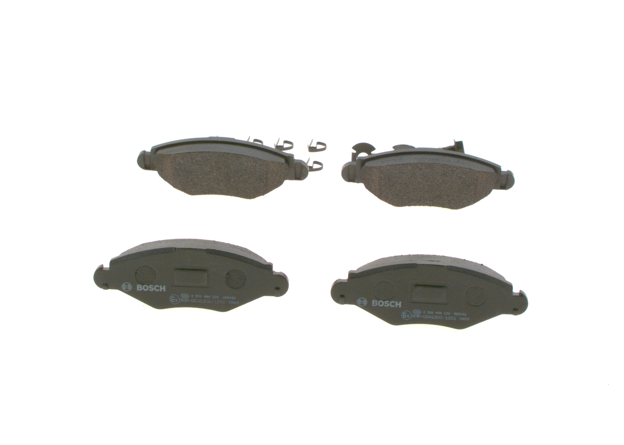 Brake Pad Set, disc brake - 0 986 494 039 BOSCH