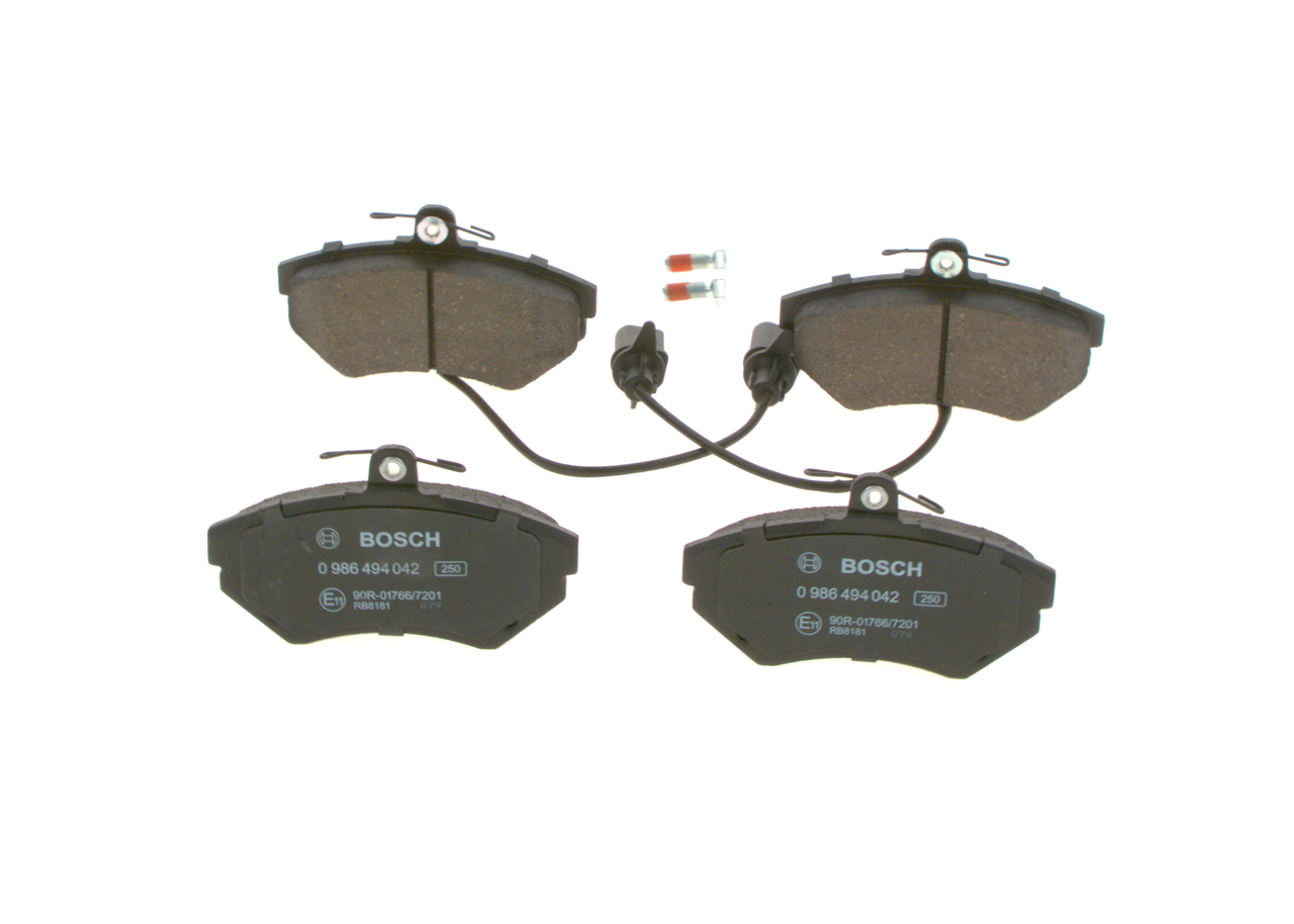 Brake Pad Set, disc brake - 0 986 494 042 BOSCH