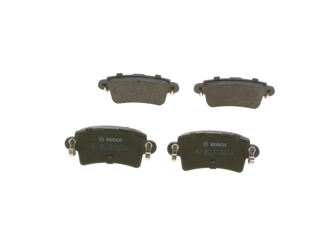 Brake Pad Set, disc brake - 0 986 494 043 BOSCH