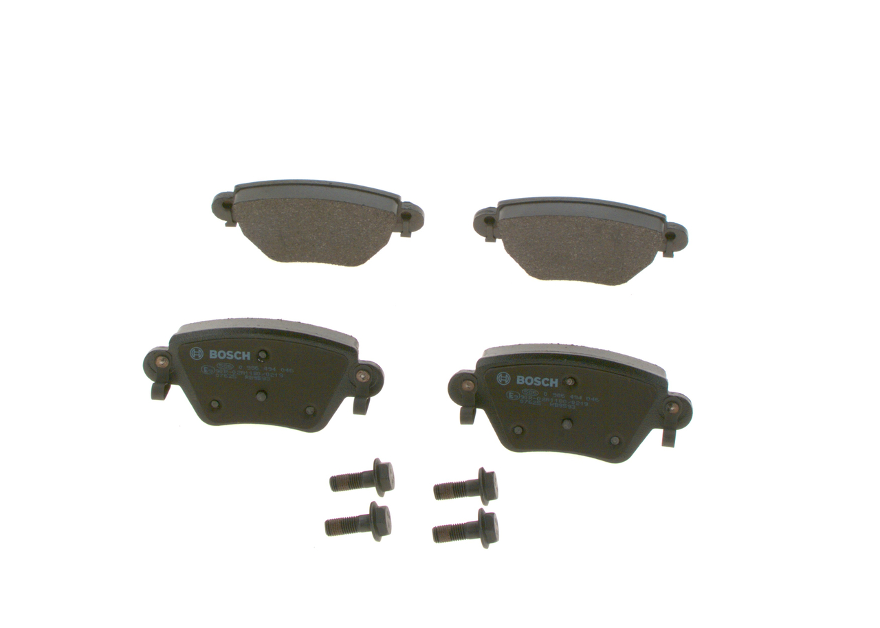Kit pastiglie freno, Freno a disco - 0 986 494 046 BOSCH