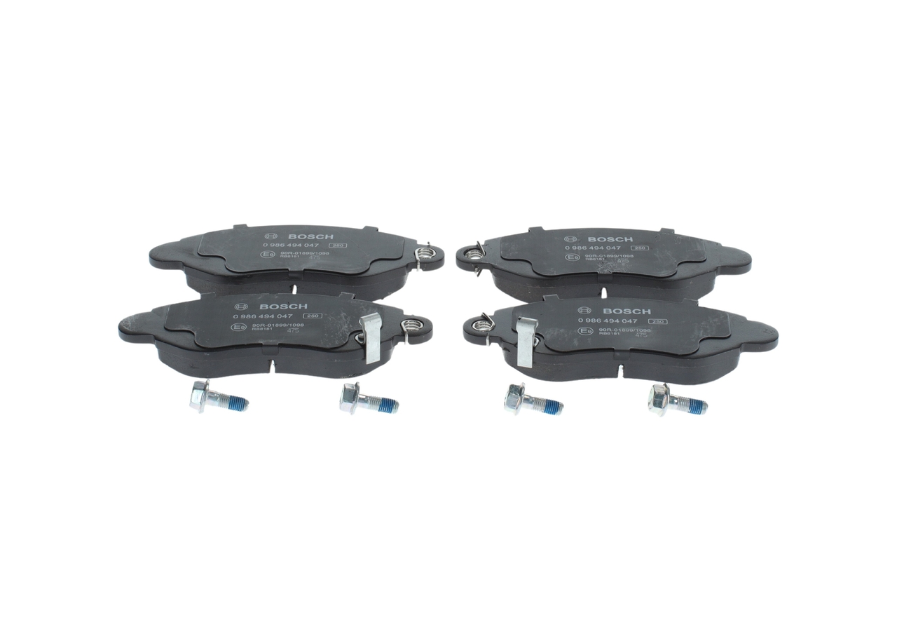 Kit pastiglie freno, Freno a disco - 0 986 494 047 BOSCH