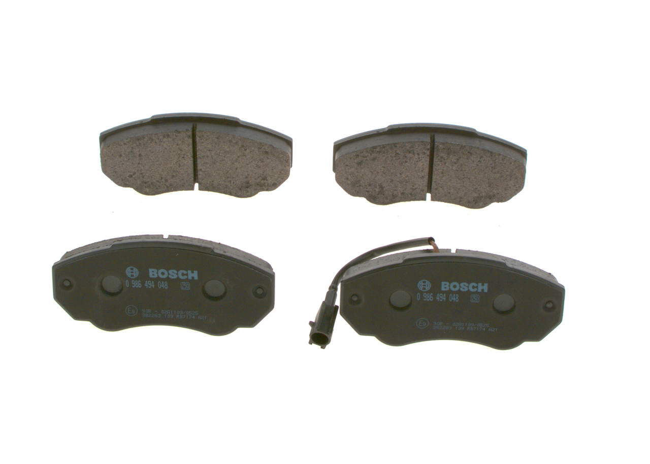 Kit pastiglie freno, Freno a disco - 0 986 494 048 BOSCH