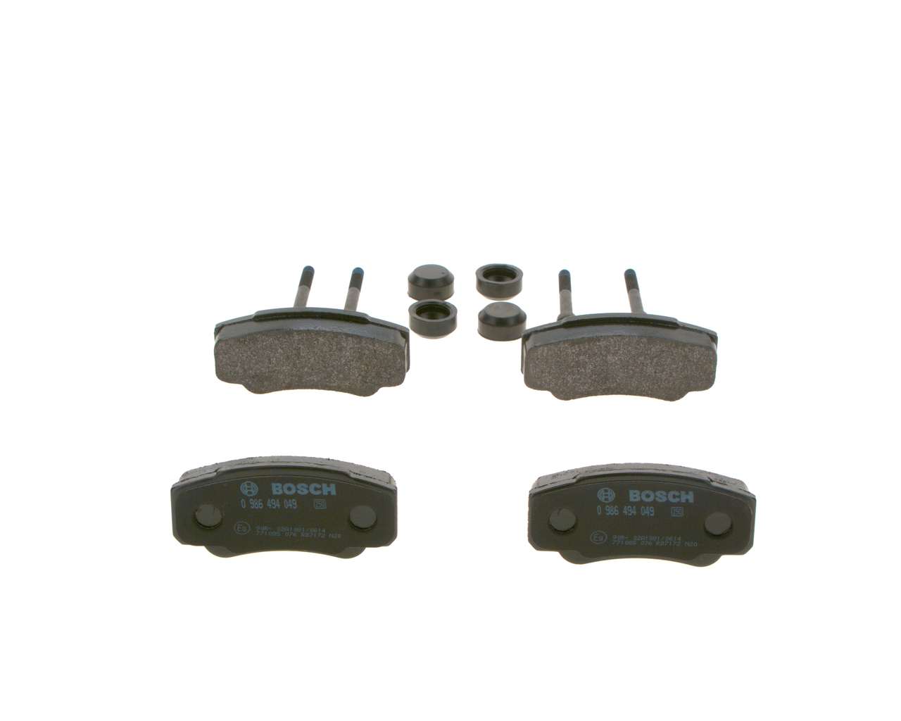 Brake Pad Set, disc brake - 0 986 494 049 BOSCH