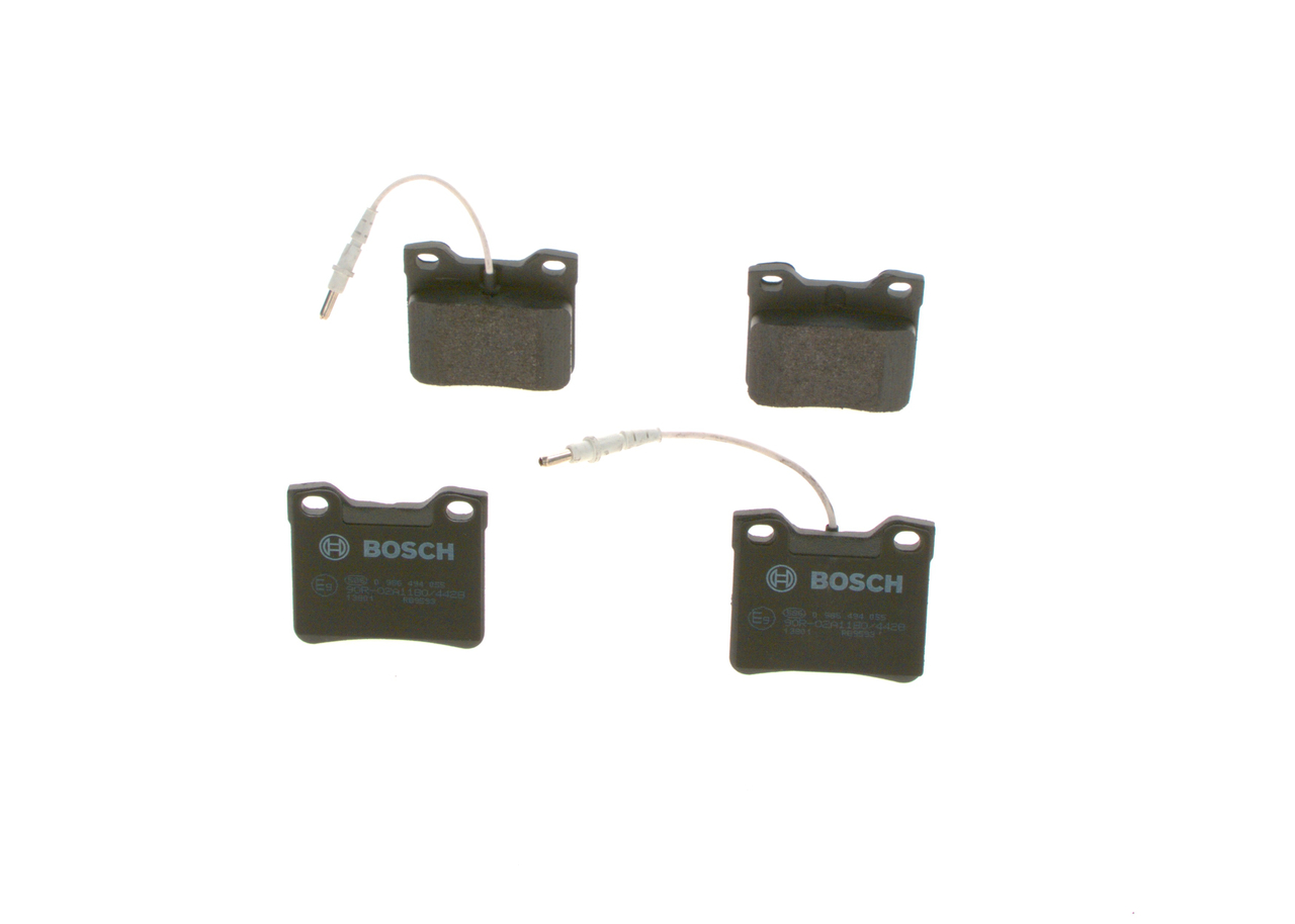 Brake Pad Set, disc brake - 0 986 494 055 BOSCH