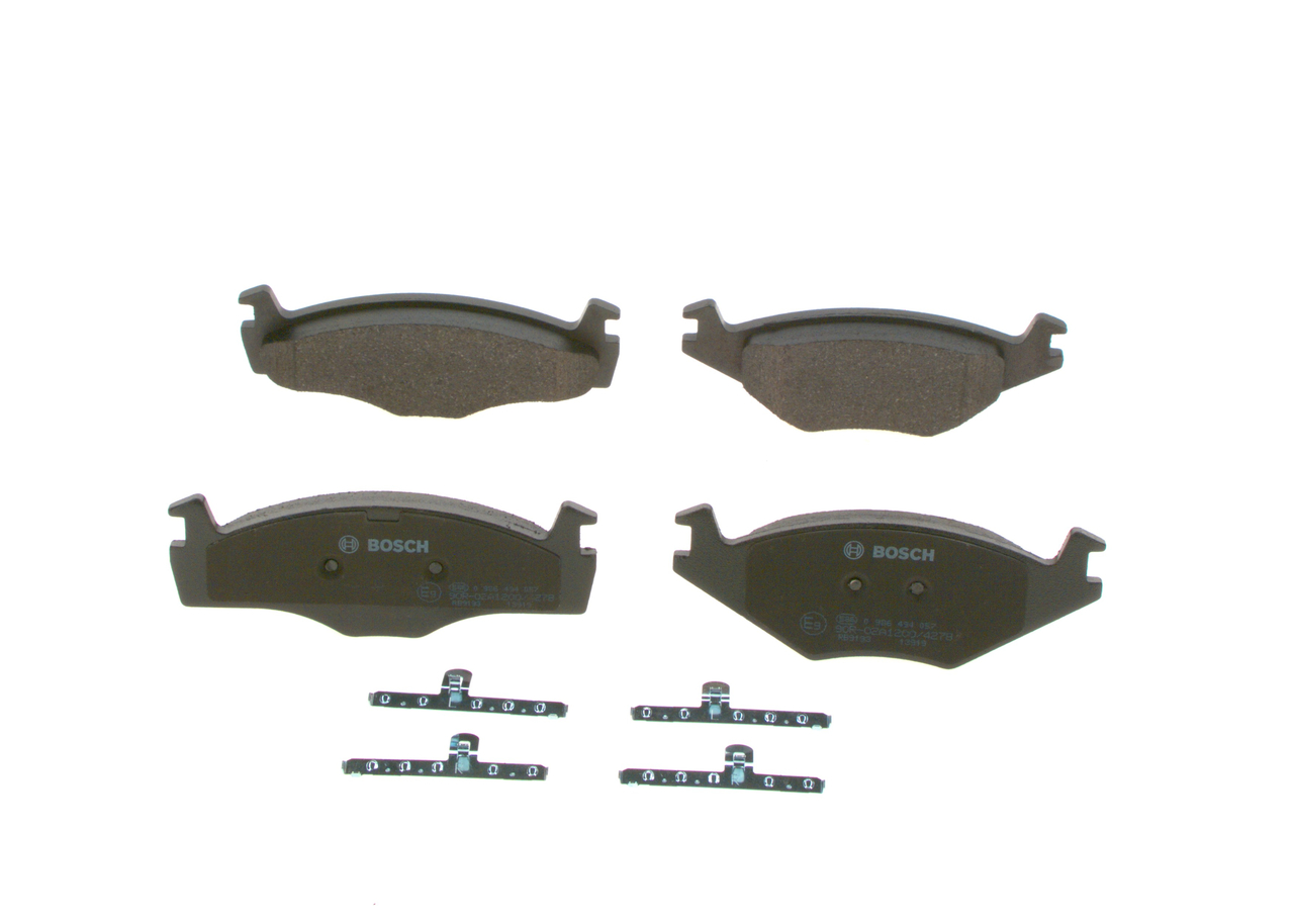 Kit pastiglie freno, Freno a disco - 0 986 494 057 BOSCH