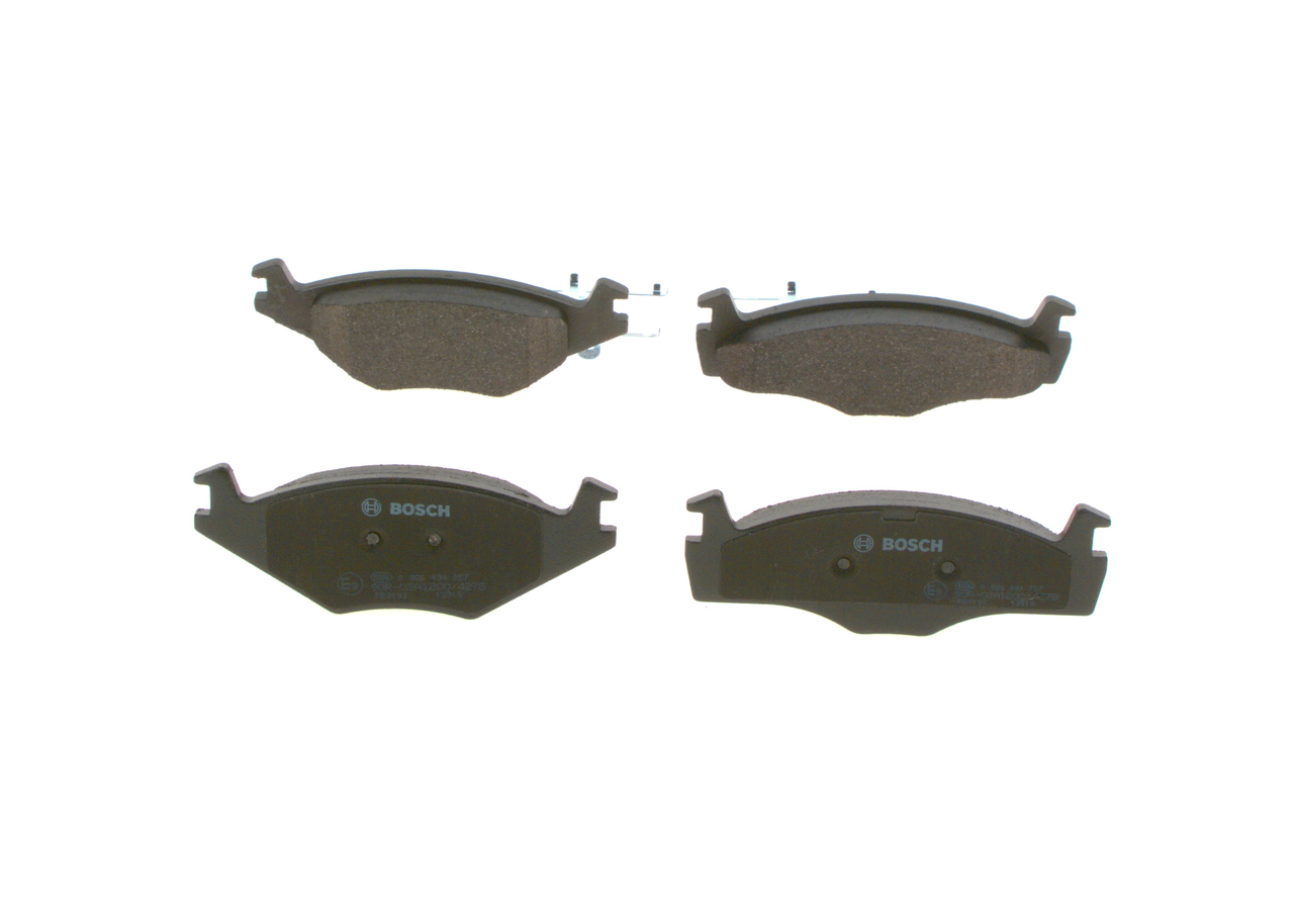 Brake Pad Set, disc brake - 0 986 494 057 BOSCH