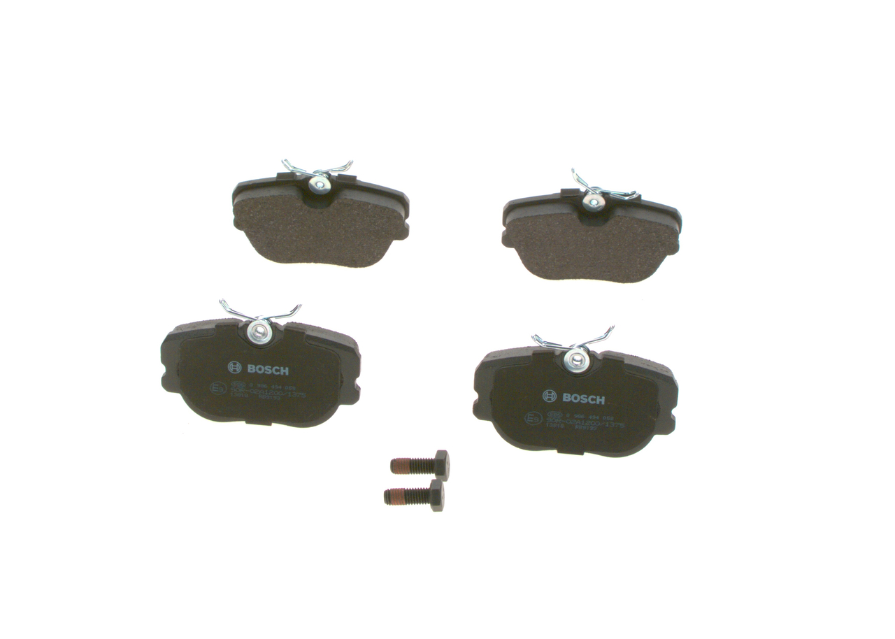Brake Pad Set, disc brake - 0 986 494 058 BOSCH