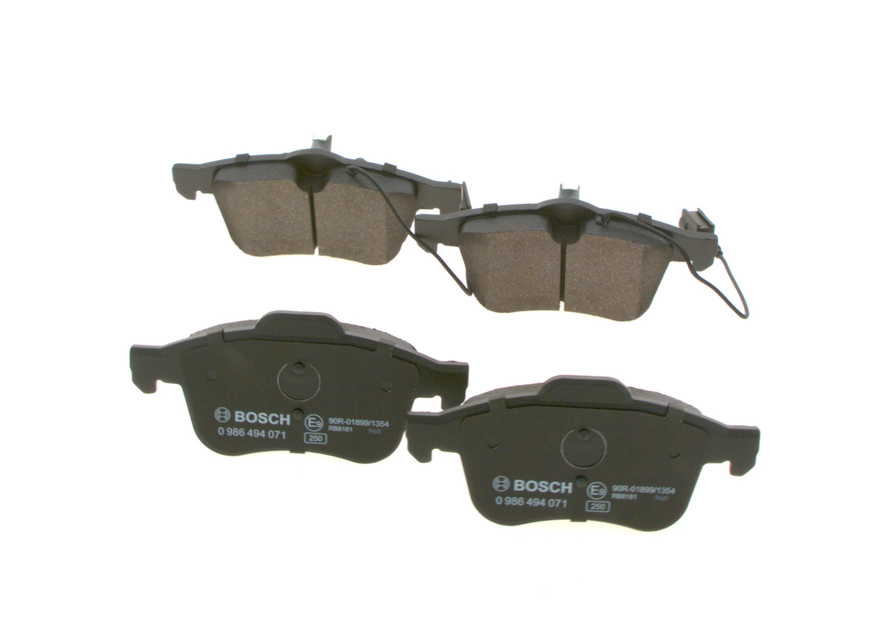 Brake Pad Set, disc brake - 0 986 494 071 BOSCH