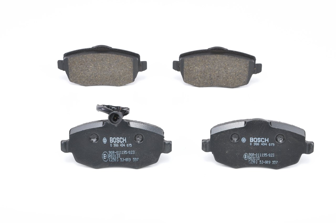Brake Pad Set, disc brake - 0 986 494 075 BOSCH