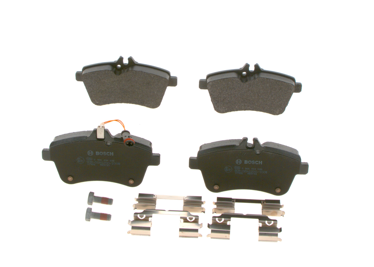 Brake Pad Set, disc brake - 0 986 494 085 BOSCH