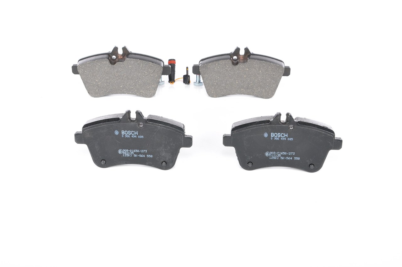 Brake Pad Set, disc brake - 0 986 494 085 BOSCH