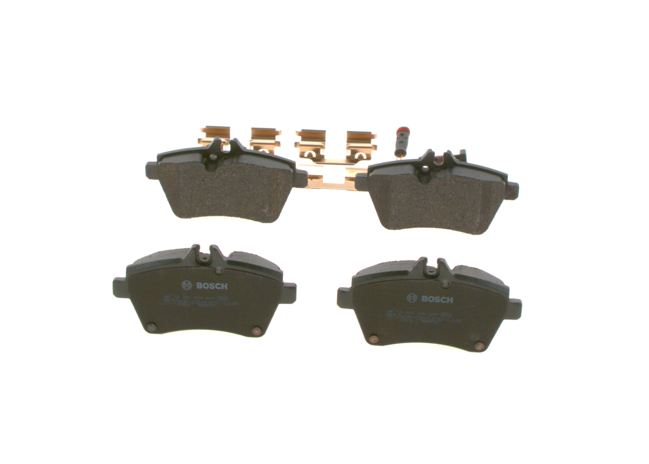 Brake Pad Set, disc brake - 0 986 494 087 BOSCH