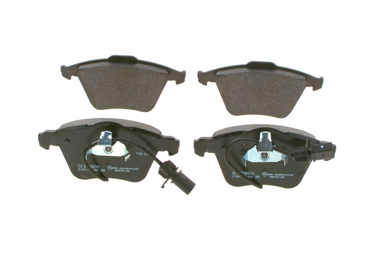 Brake Pad Set, disc brake - 0 986 494 104 BOSCH
